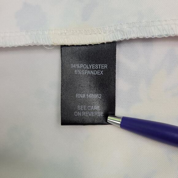 torrid White Floral Scuba Skater Skirt size 1 (plus) - Picture 8 of 12